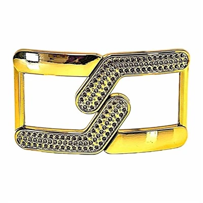 Flad ryg Rhinestone spænde